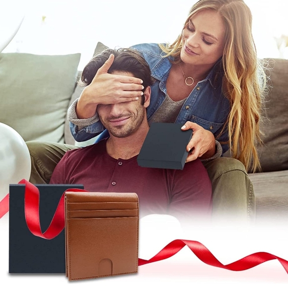 NEW YICOE Bifold Wallet for Men with 10 Card Slots, Coin Pocket,Cash Compartment - Picture 6 of 7